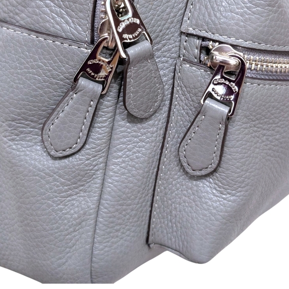 Coach Charlie Gray Leather  Backpack main image 7